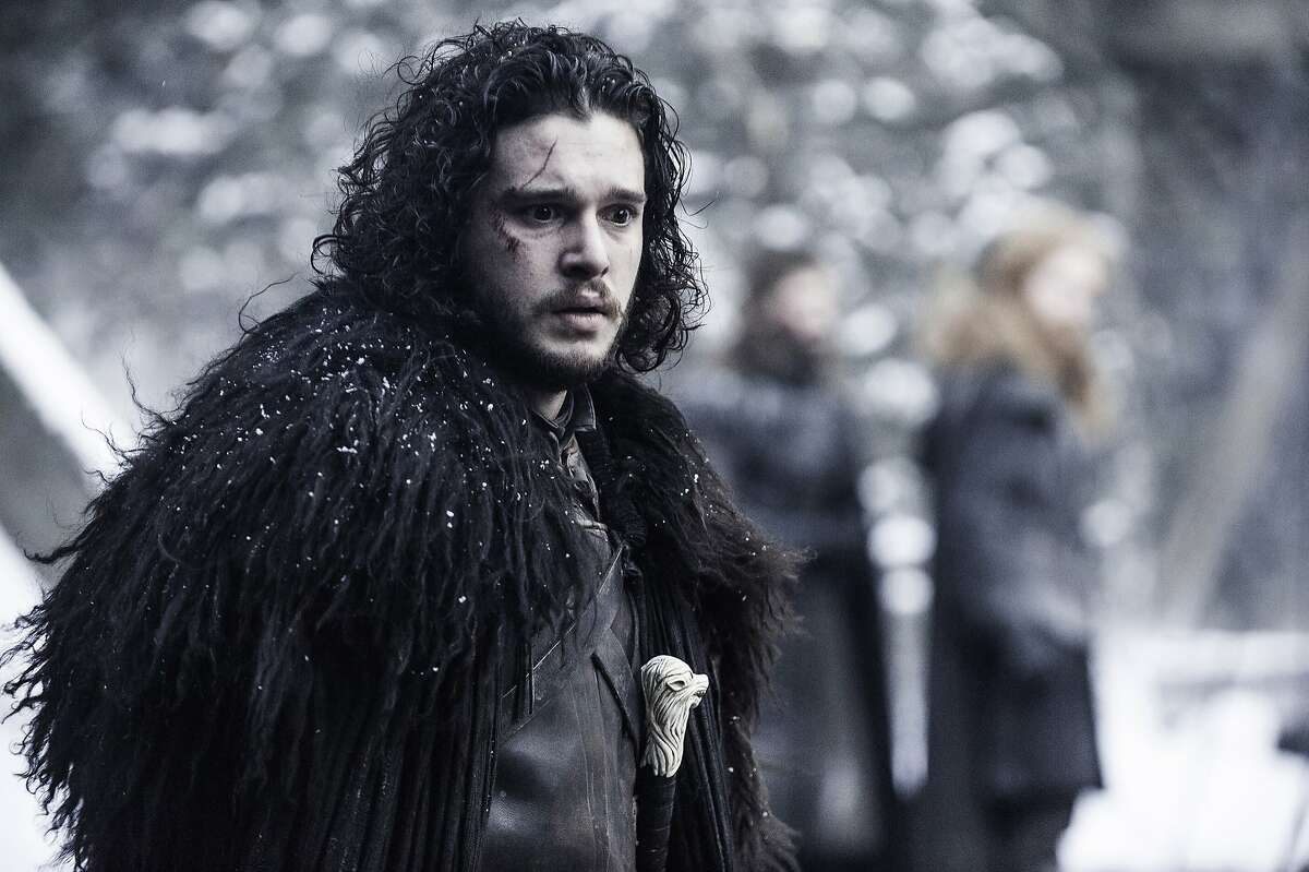 FILE - This file photo provided by courtesy of HBO shows Kit Harington as Jon Snow in a scene from "Game of Thrones," season 5. HBO's Internet app, HBO Now, is available through Android and Amazon devices starting Thursday, July 16, 2015. (Helen Sloan/HBO via AP, File)