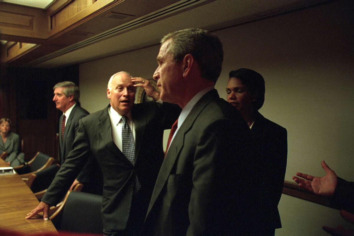 Editor's note: The following caption remains unedited and is in the original form as released by the U.S. National Archives. peoc room. white house.