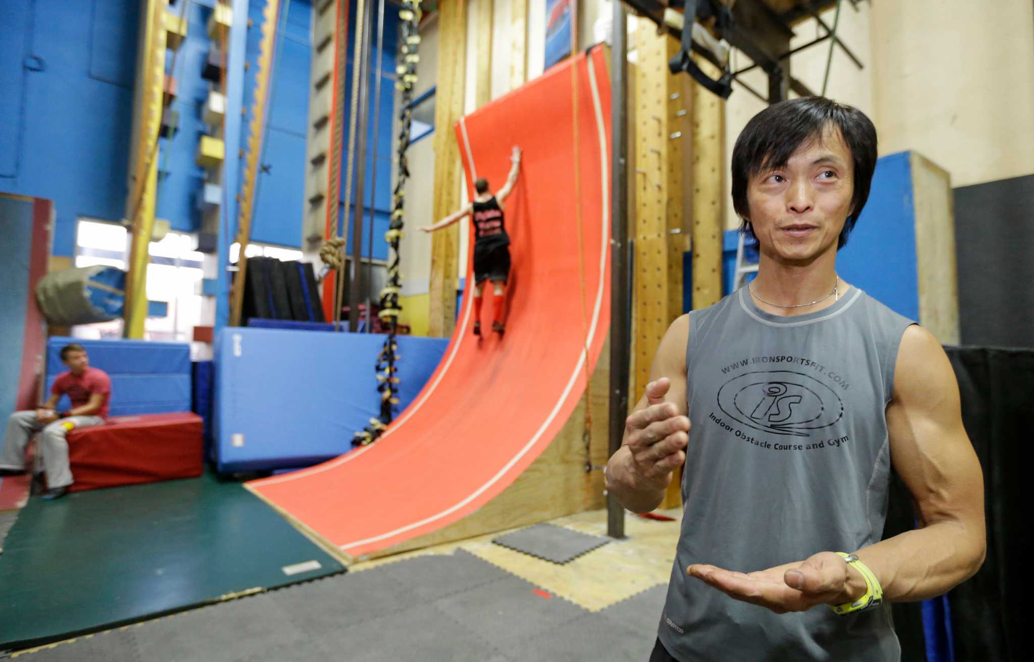 American Ninja Warriors Train For Tv Challenge In Houston Gym