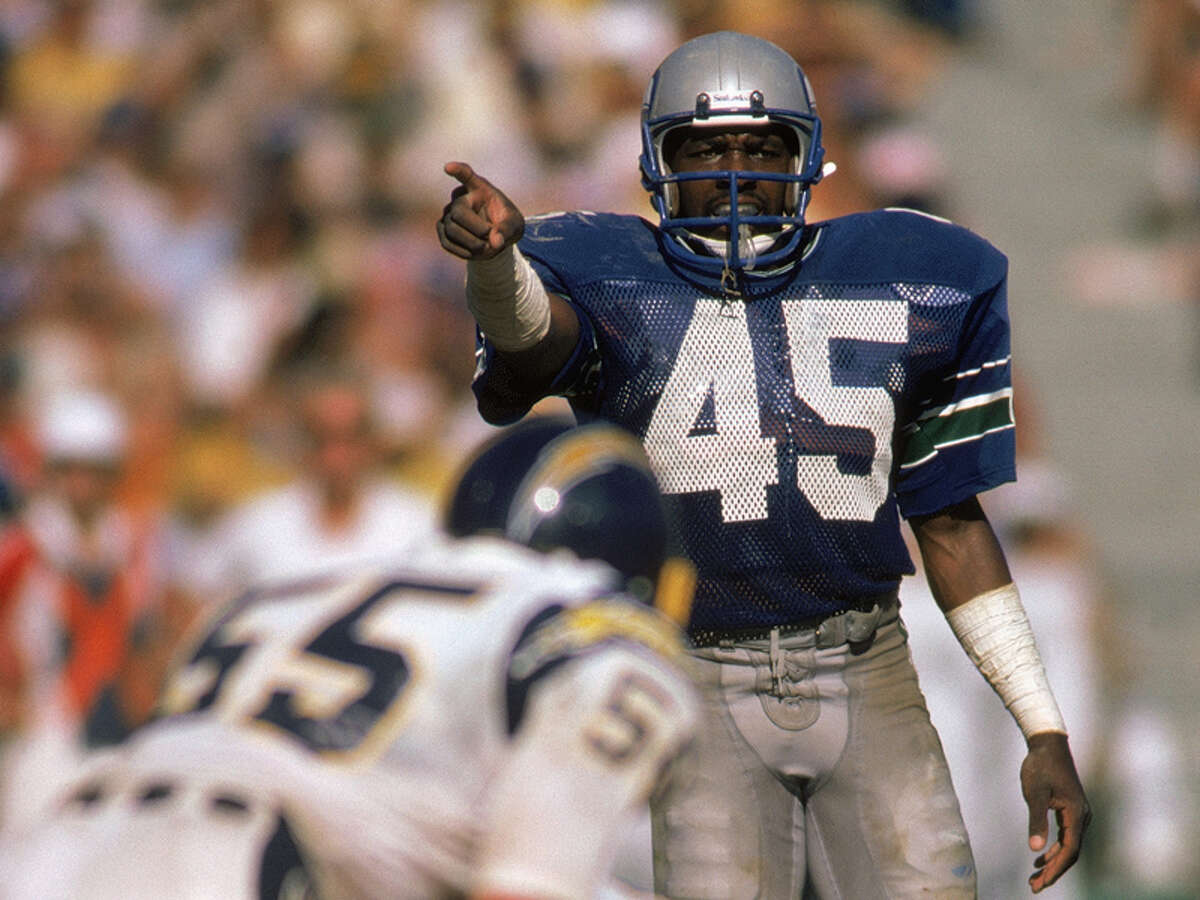 Safety: Kenny Easley Years with Seahawks: 1981-1987 Seahawks stats: 498 combined tackles*, 32 interceptions, 538 interception yards, 3 touchdowns, 8.0 sacks Career stats: Same. *Tackle numbers were inconsistently recorded until 1994, and are still unofficial.