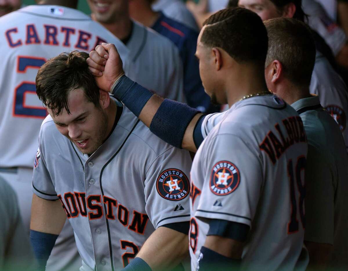 Left fielder Preston Tucker delivered three hits, including his ninth home run of the season, as the Astros defeated the Royals 4-0 on Friday.﻿
