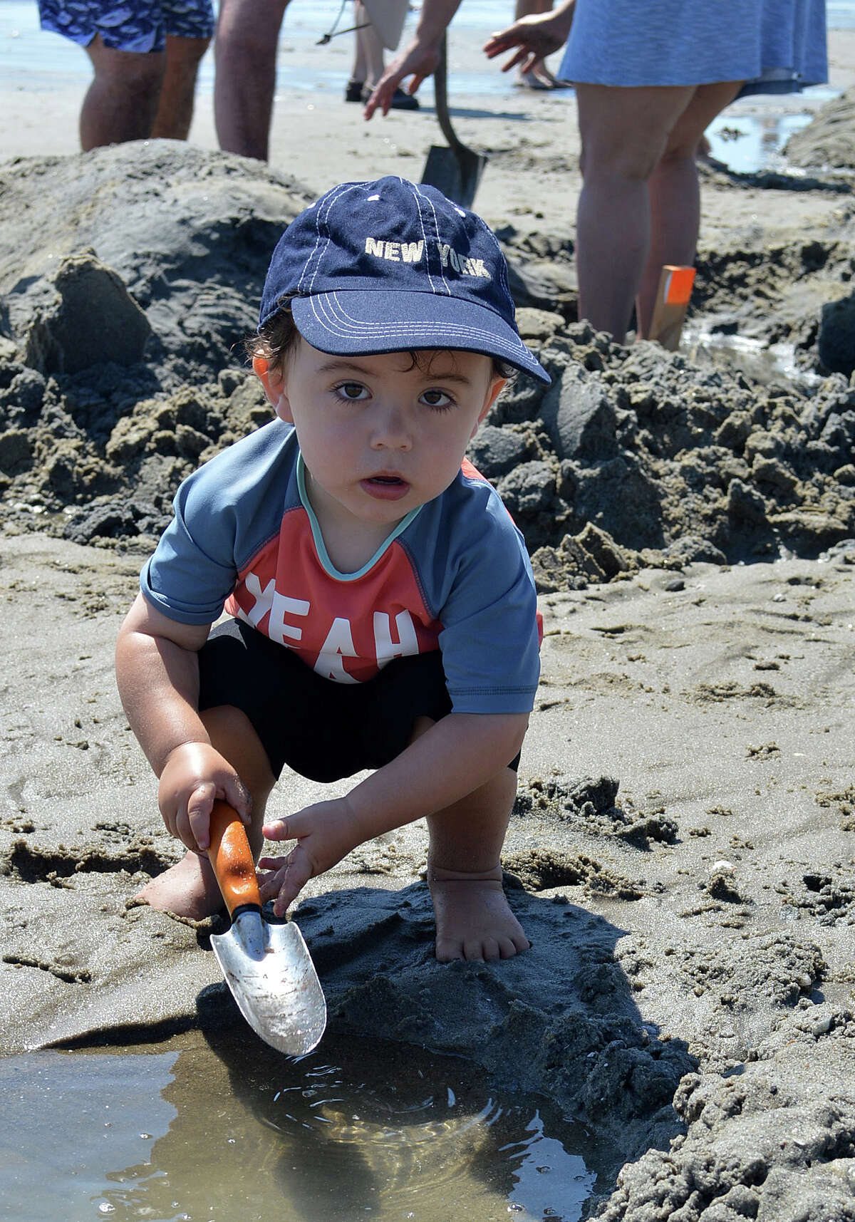 Sand sculptures magically transform Penfield Beach