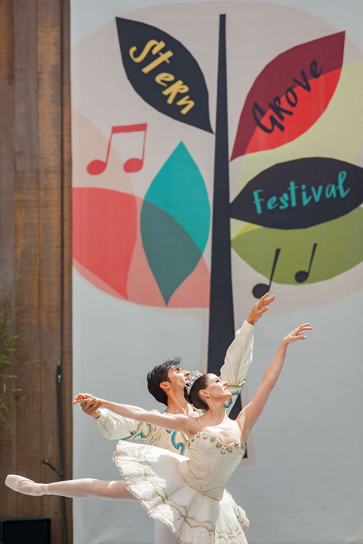 San Francisco Ballet performs during the Stern Grove Festival, Sunday, July 26, 2015, in San Francisco, Calif.