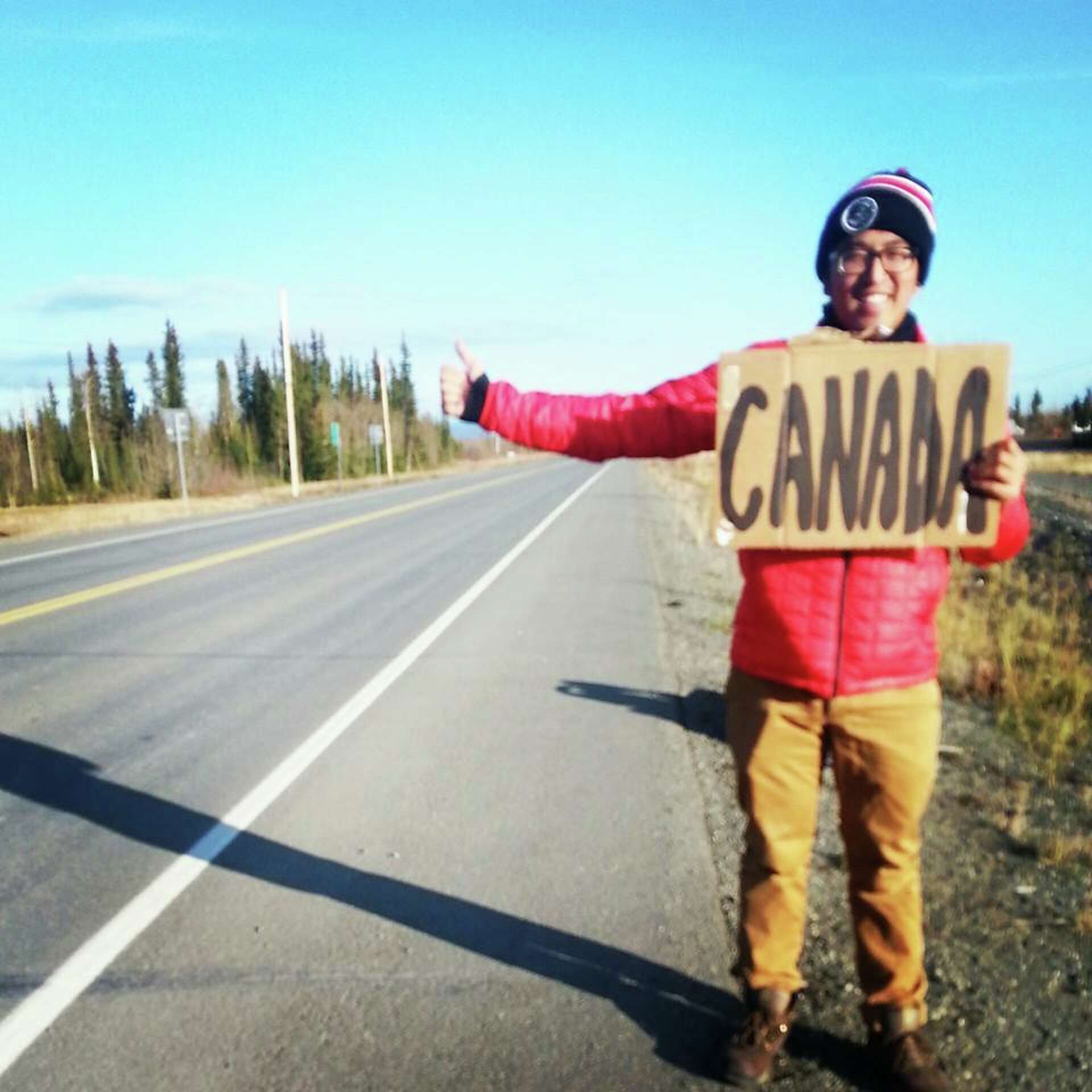 A guide to hitchiking across America from Wheres Woncho?, a Texas State  graduate