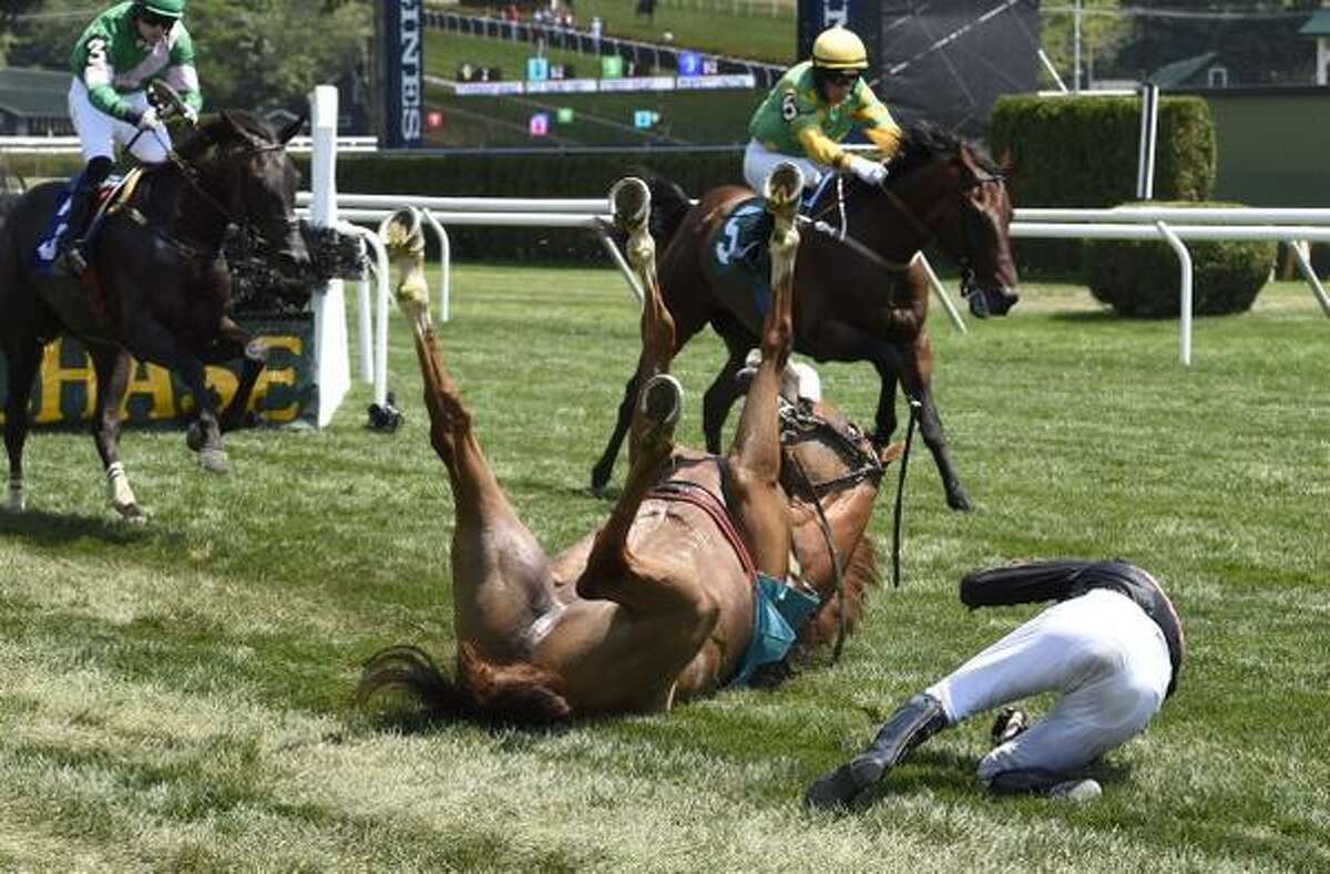 Horses try to beat the heat at Saratoga Race Course
