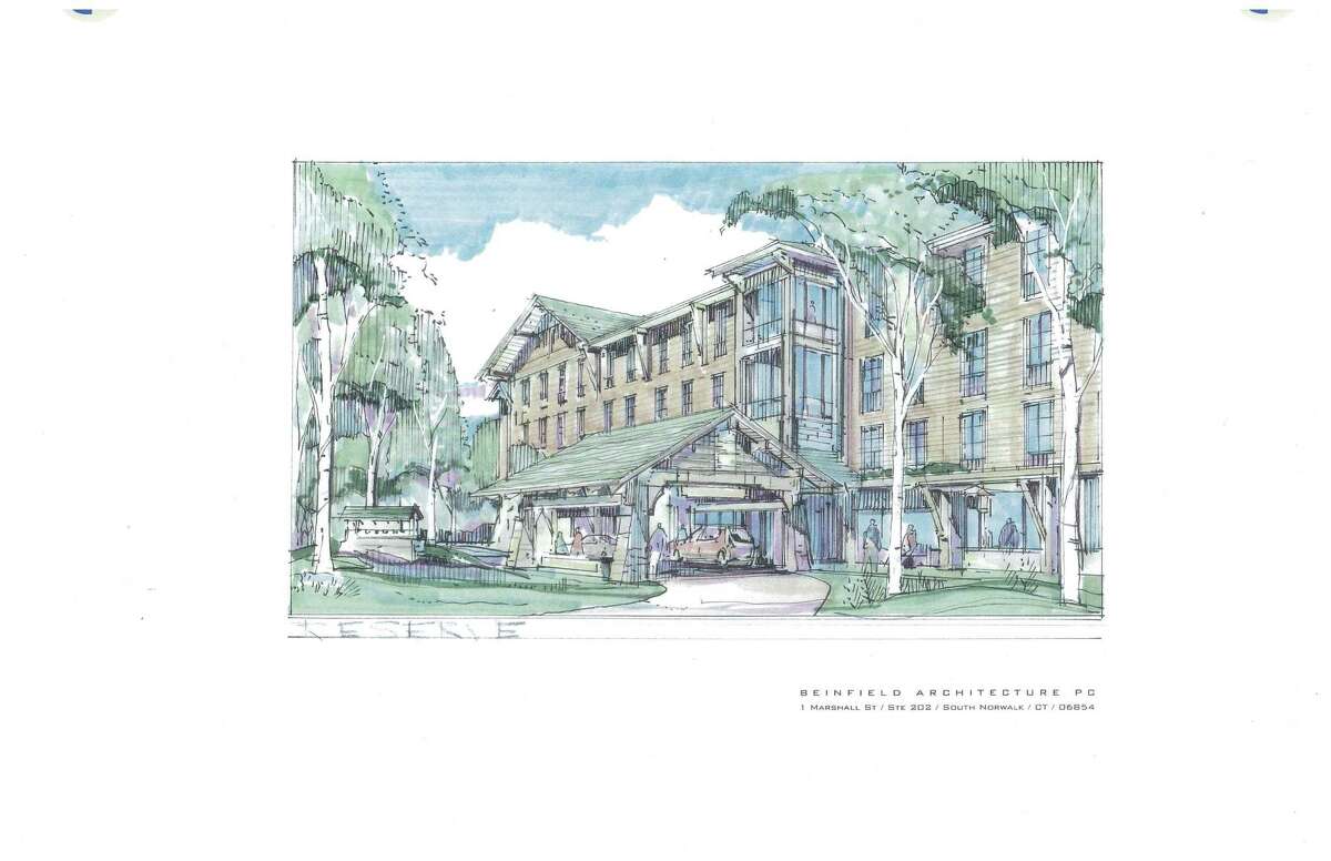 A rendering of the Hotel Zero Degrees in Danbury, being built by Stamford developer RMS Cos.