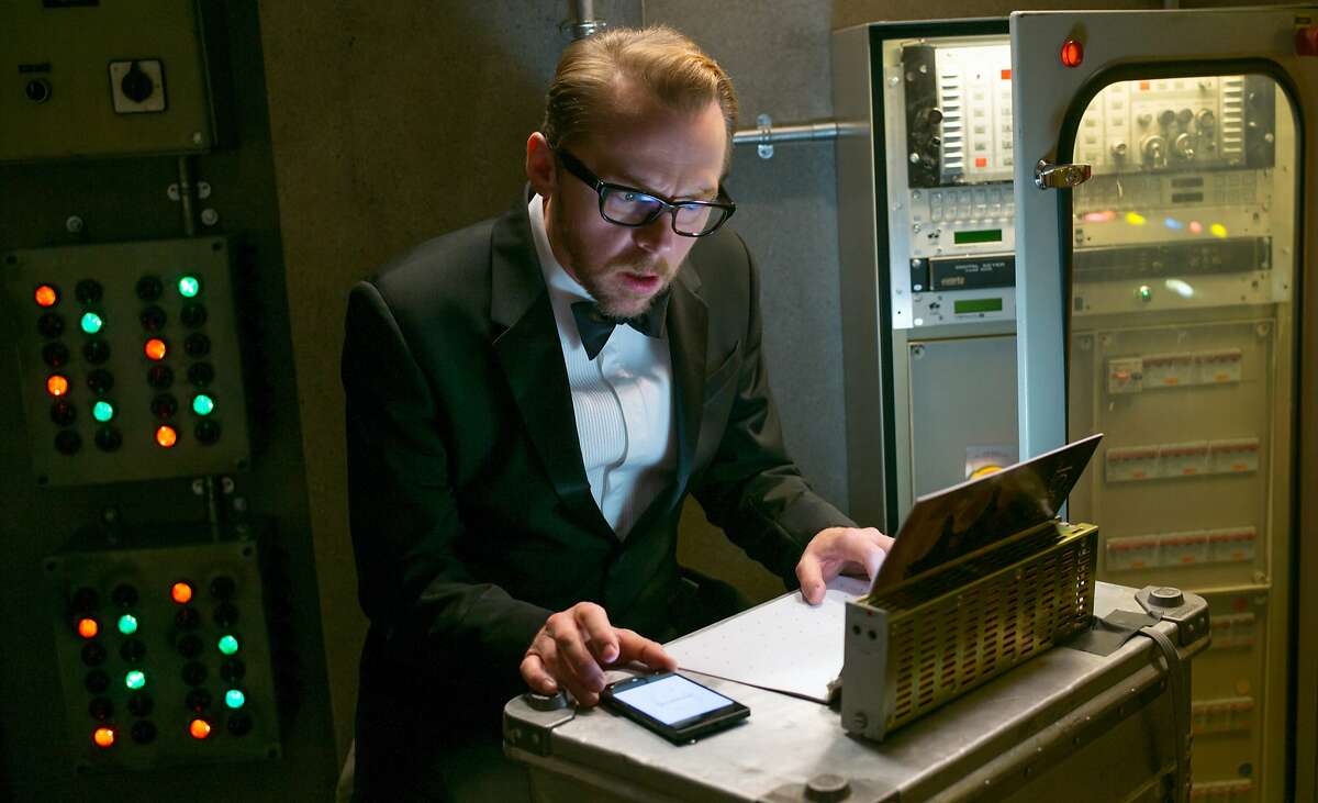In this image released by Paramount Pictures, Simon Pegg portrays Benji in a scene from "Mission: Impossible - Rogue Nation." (David James/Paramount Pictures and Skydance Productions via AP)