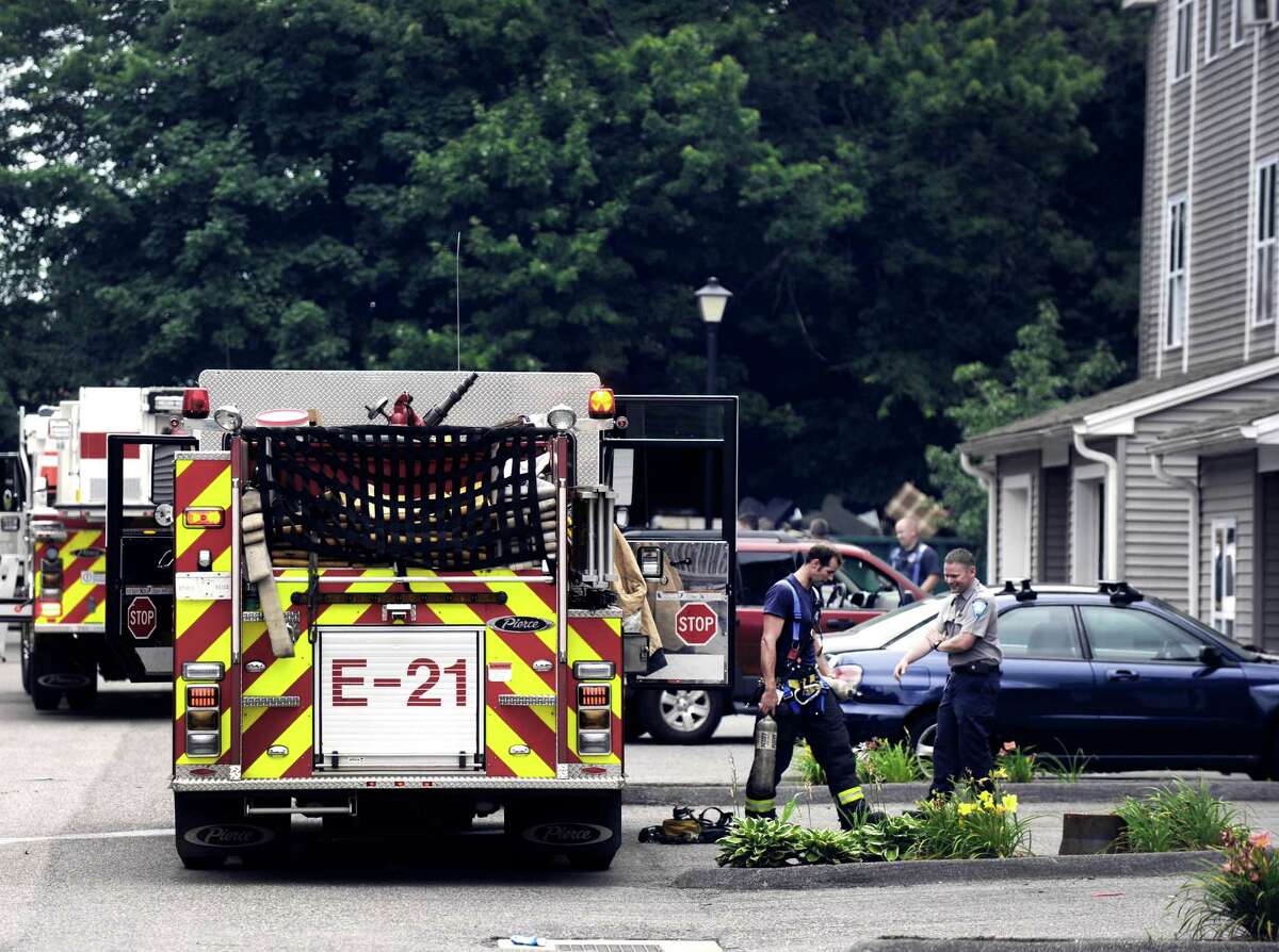 The Danbury Fire Department responded to a kitchen fire on Chestnut Street in Danbury, Conn., Thursday, July 30, 2015.