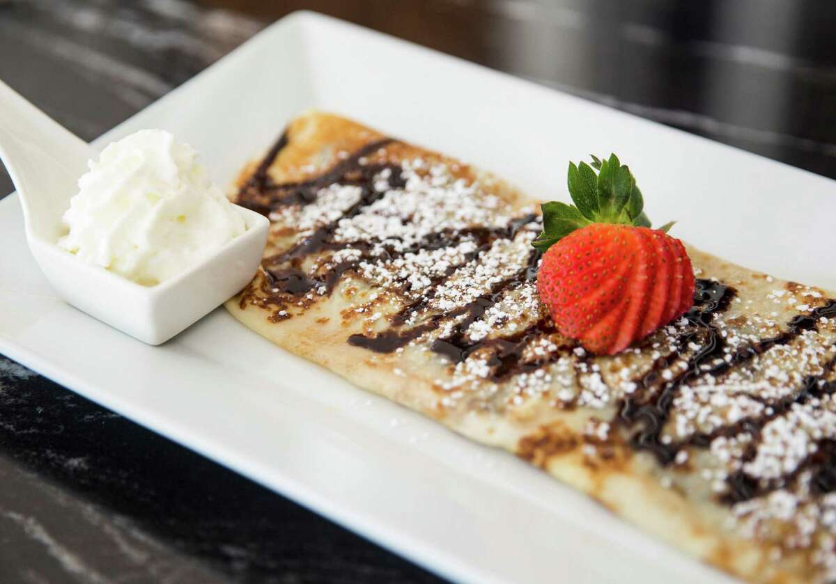 Crepe a Nutella at CommonWealth Coffeehouse and Bakery in San Antonio, Texas.