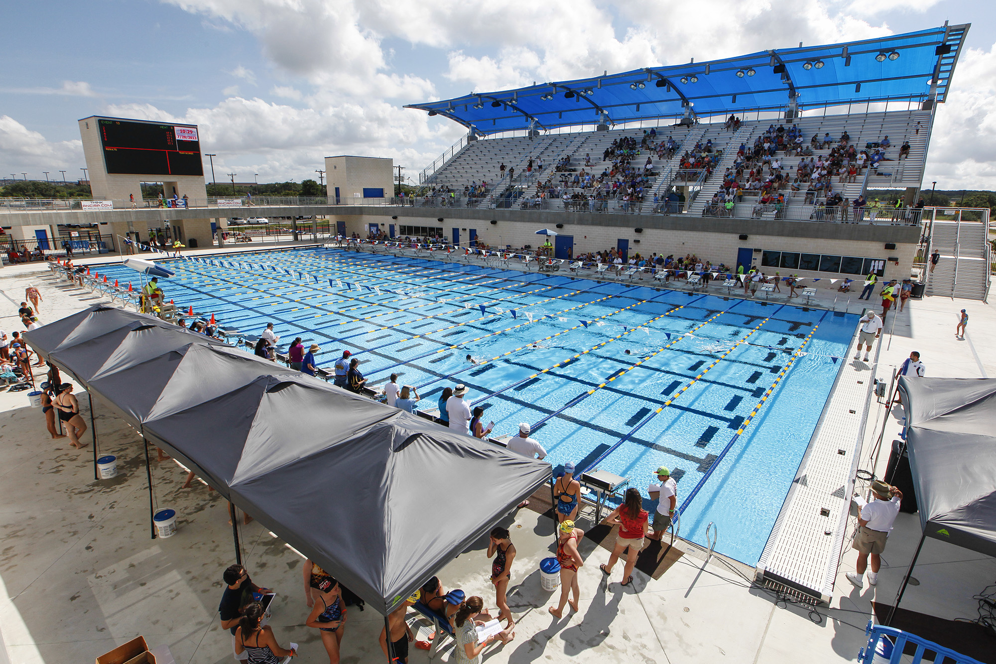 Swim meets to highlight competitors and city