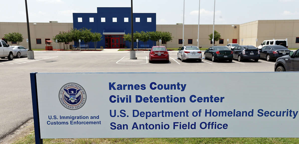 A view of the Karnes County Civil Detention Center. A court ruling should result in the release of immigrant children and their mothers, who are refugees from Central American violence and corruption, but have been held in detention.