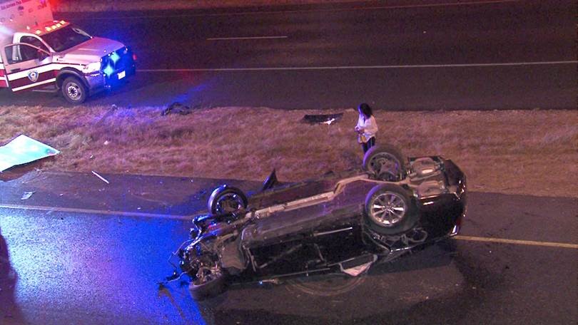 Man flips vehicle multiple times on North Side, transported in serious ...