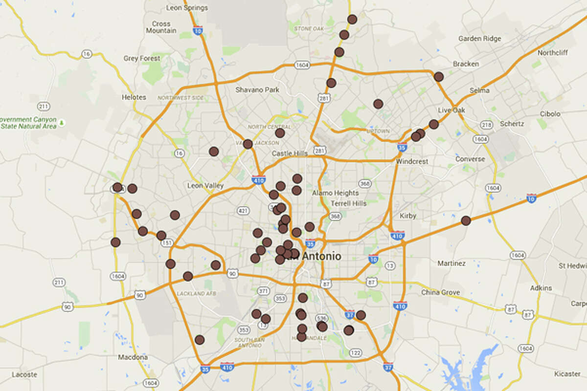 The following are the San Antonio restaurants cited with 14 or more demerits in July.