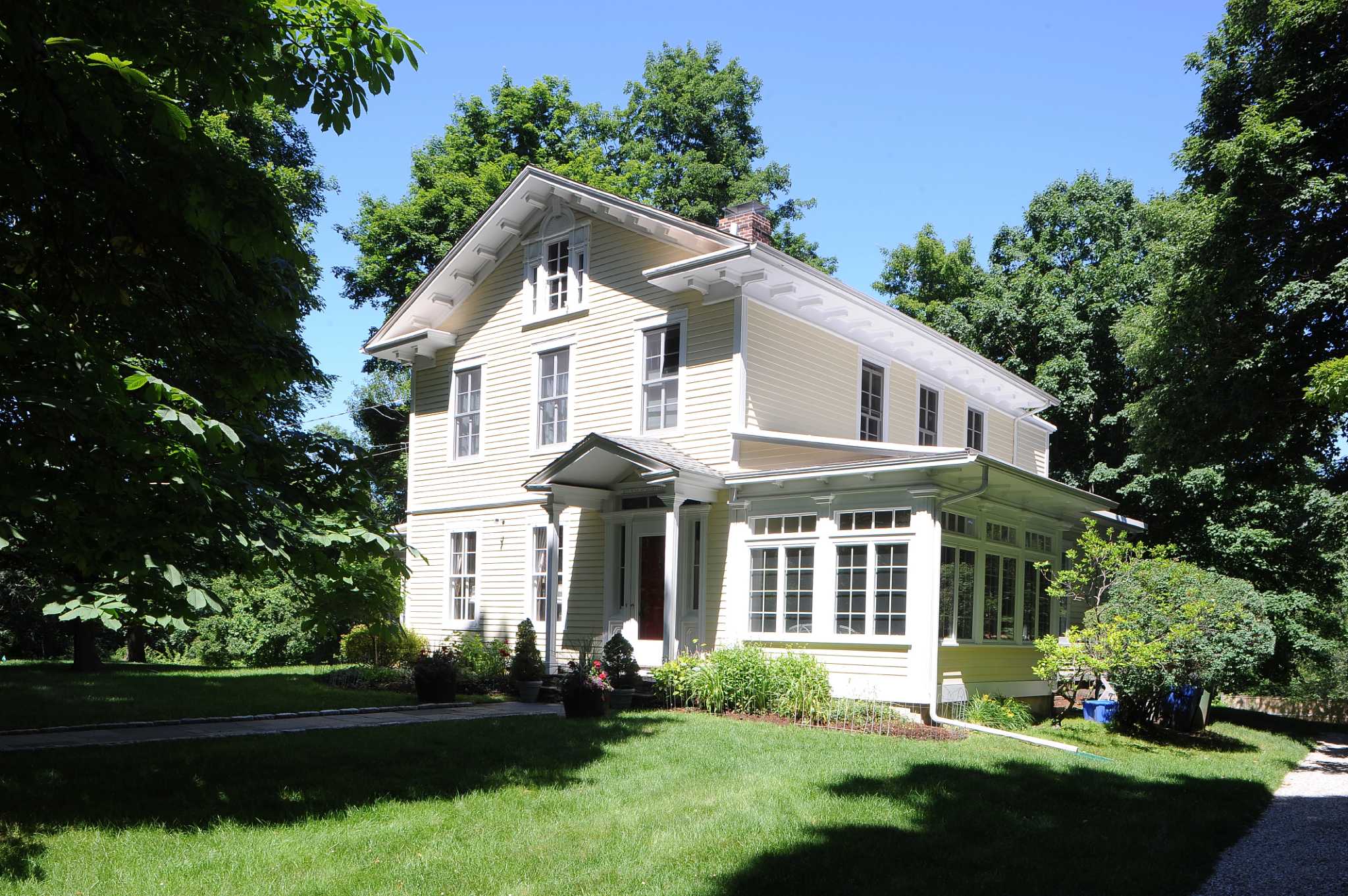 On the market Greens Farms home architecturally, historically