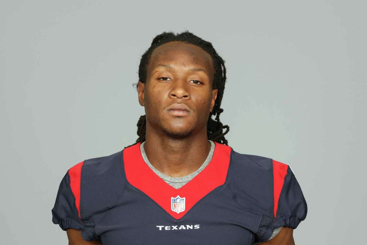 This is a 2014 photo of DeAndre Hopkins of the Houston Texans NFL football team. This image reflects the Houston Texans active roster as of Friday, June 20, 2014 when this image was taken. (AP Photo)