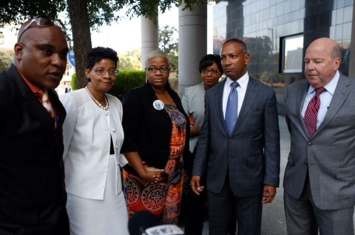 The family of Sandra Bland filed a lawsuit Tuesday, Aug. 4, 2015, at a federal court in Houston against the DPS trooper they believe is responsible for the 28-year-old woman's death.