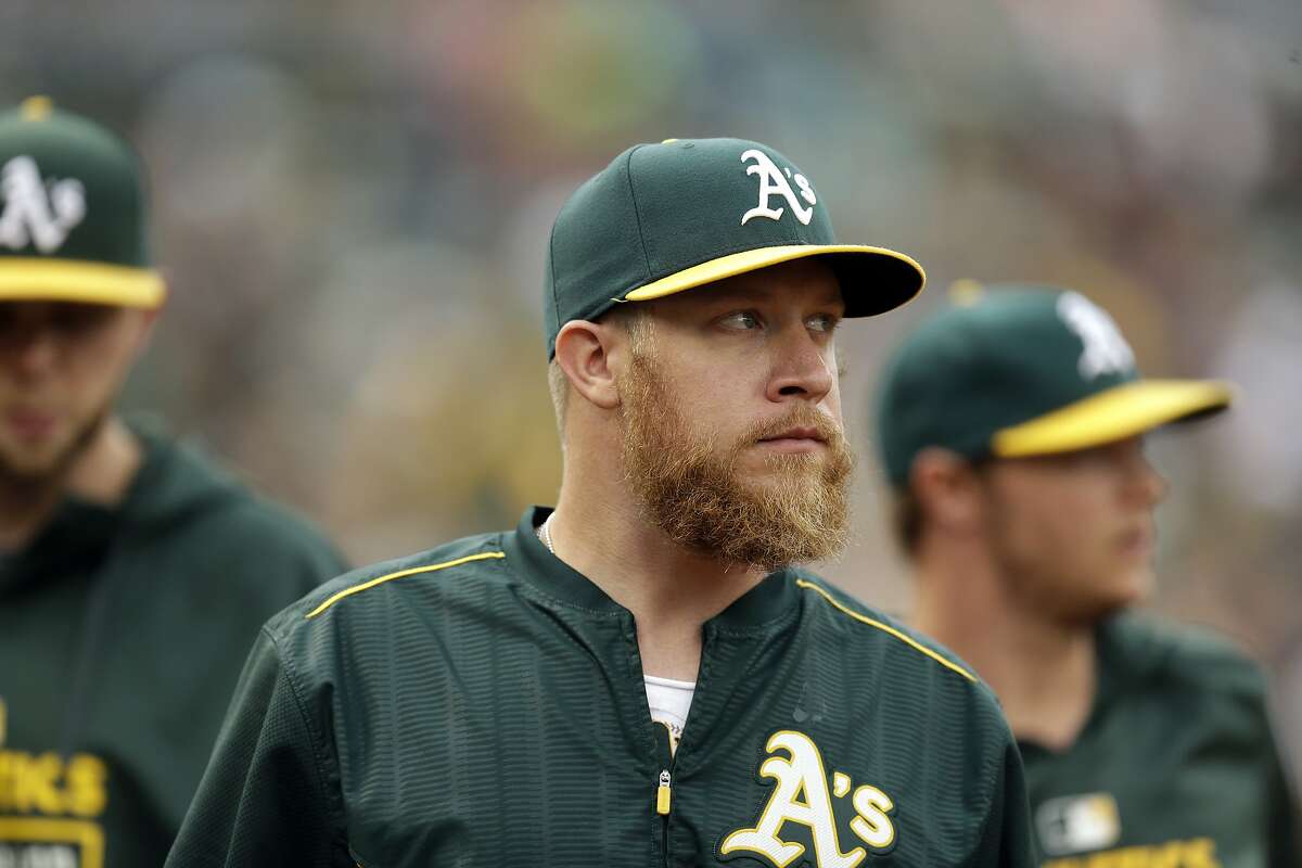 Oakland Athletics pitcher Sean Doolittle seen before the baseball game against the Cleveland Indians Friday, July 31, 2015, in Oakland, Calif. (AP Photo/Ben Margot)