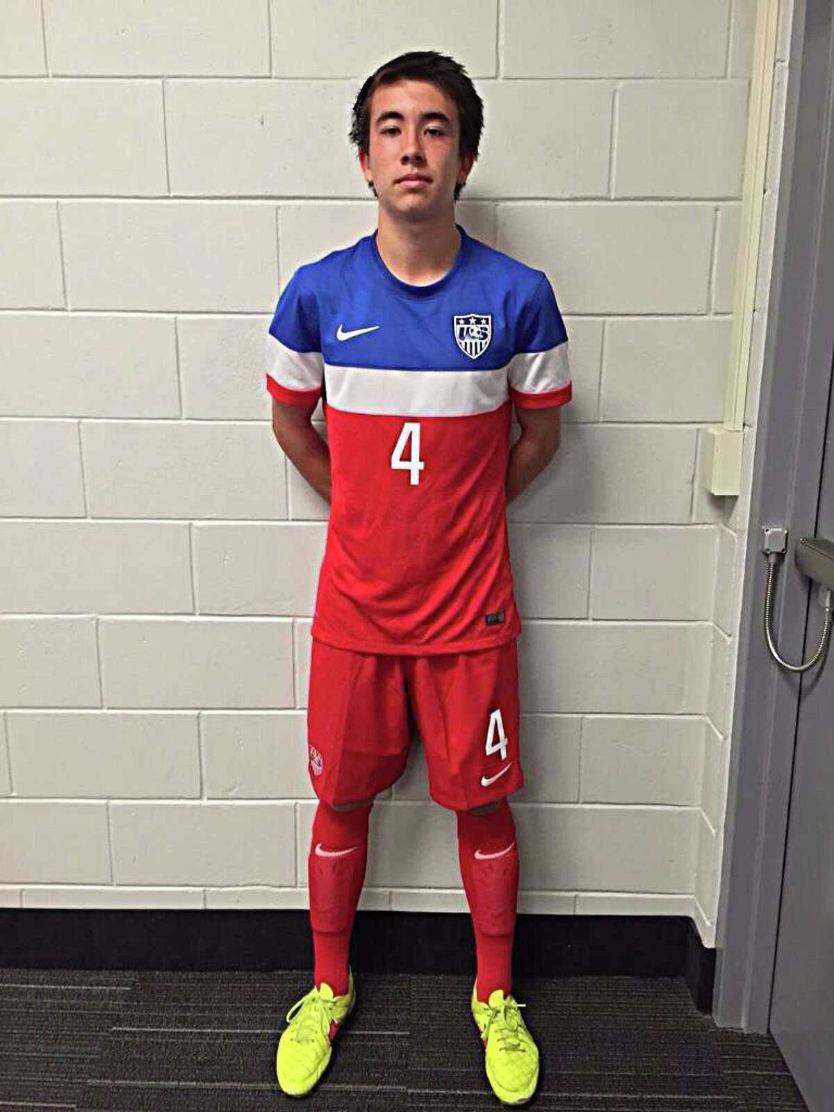 Tyler Shaver, a Greenwich resident and Brunswick School student, is a member of the U.S. national soccer under-15 team that traveled to Argentina and played against other national teams. He is currently on a training trip with the national team in England.