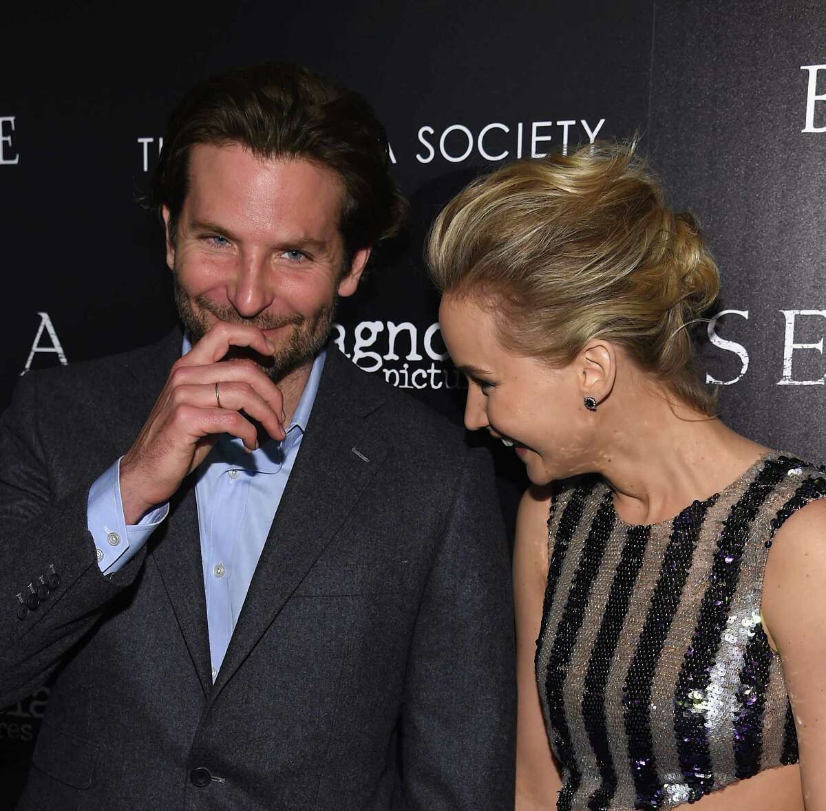 Bradley Cooper and Jennifer Lawrence No wonder they pair so well together on the screen. Their chemistry is amazing.