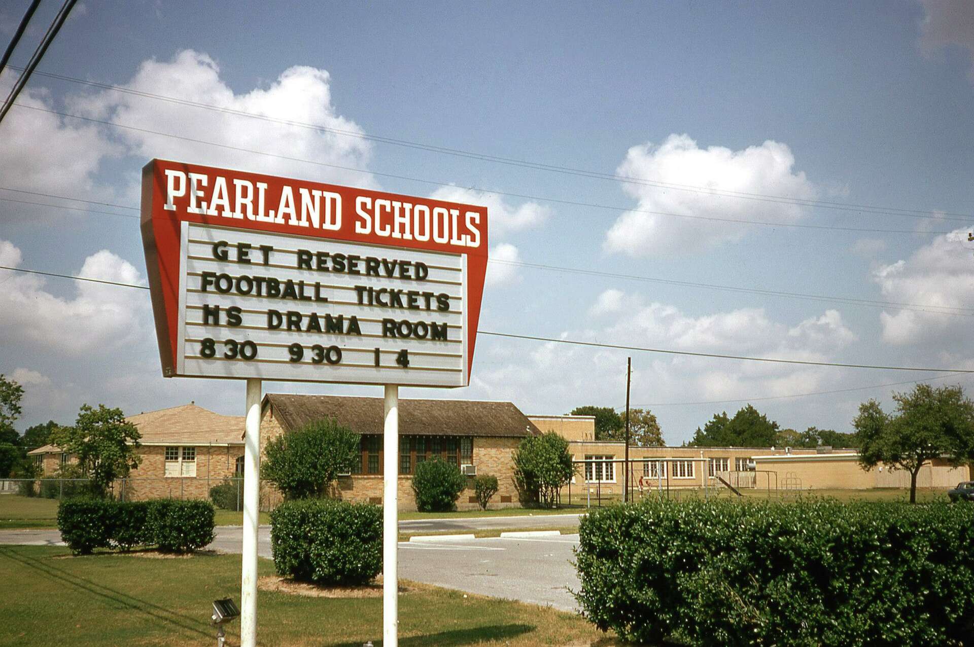 The city of Pearland as seen in Kodachrome photos from 1972