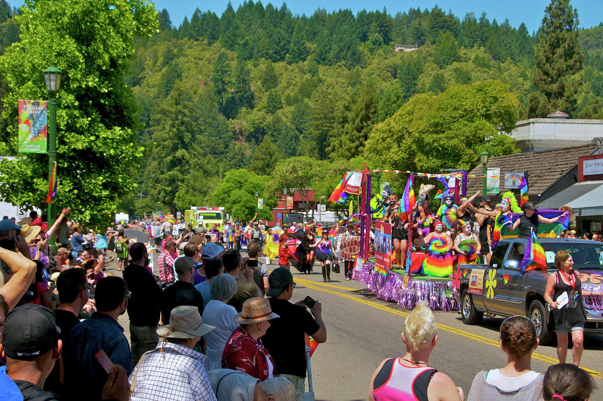 The Sonoma County Pride parade takes over Main Street in June; other annual events include the venerable Russian River Jazz and Blues Festival and Lazy Bear Weekend — six days of parties and entertainment benefitting the LGBT community.