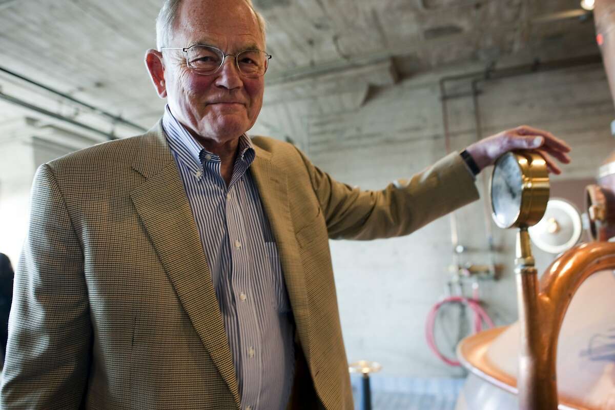 Former owner Fritz Maytag, poses for a portrait at the Anchor Brewery in San Francisco, CA Thursday, August 6, 2015.