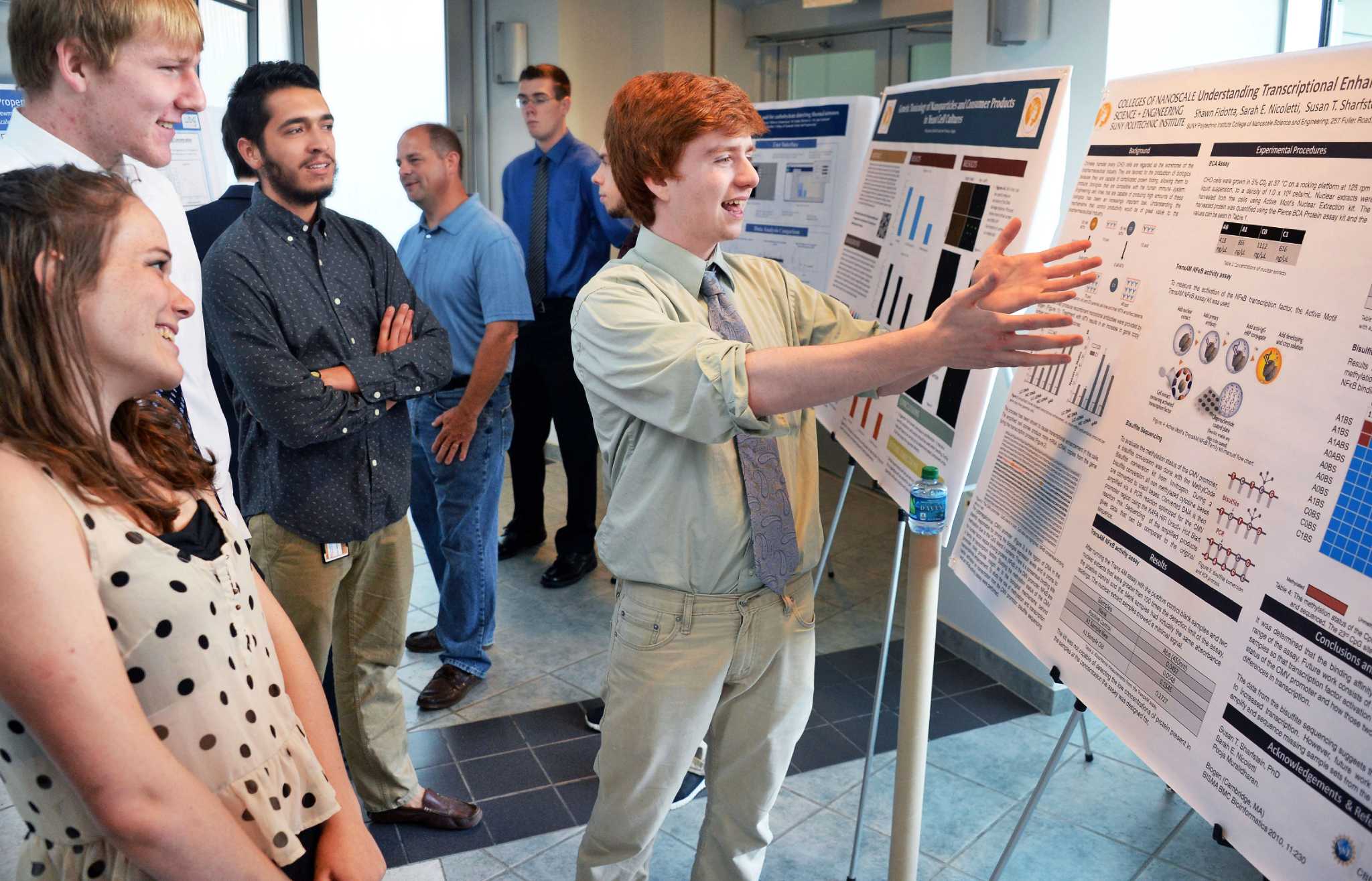 SUNY POLY interns show their work