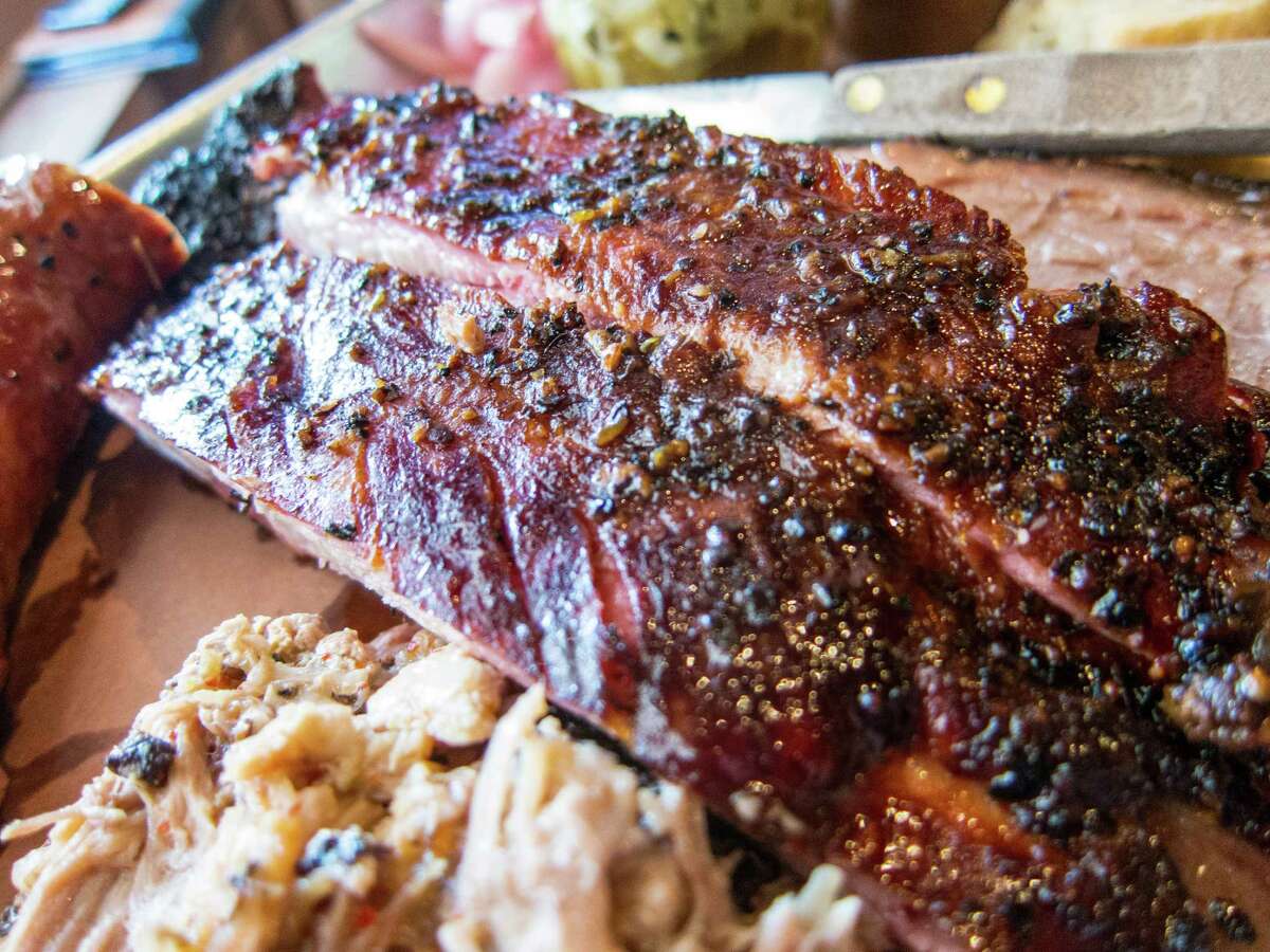 Pork spareribs at Freedmen's Bar in Austin, Texas. Freedmen's Bar