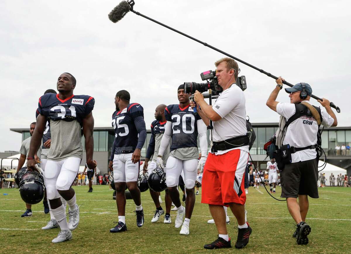 The Texans and Dolphins will work against each other this morning at the  Houston Methodist Training Center.