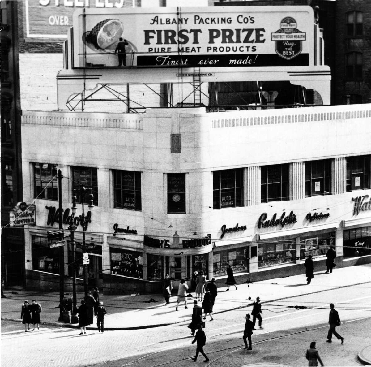 Historic Albany storefront photo collection