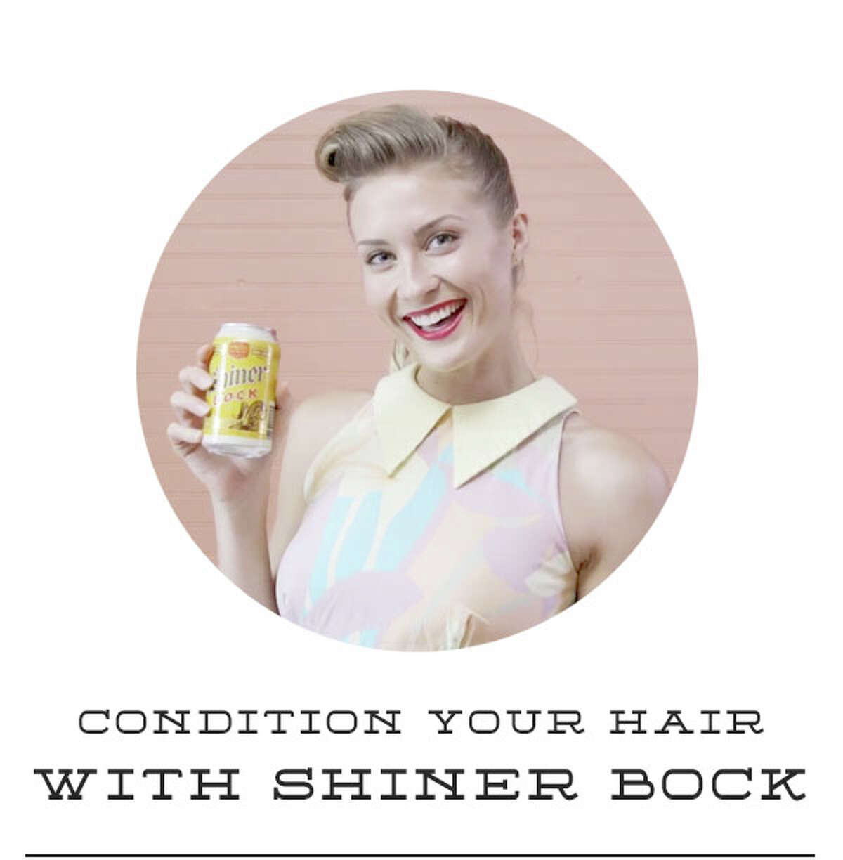 Birds Barshops in Austin are offering a free service: Washing customers' hair with Shiner Bock beer.