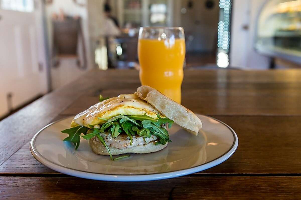 In the morning, fluffy English muffin breakfast sandwiches from Bob's Well Bread are a must.