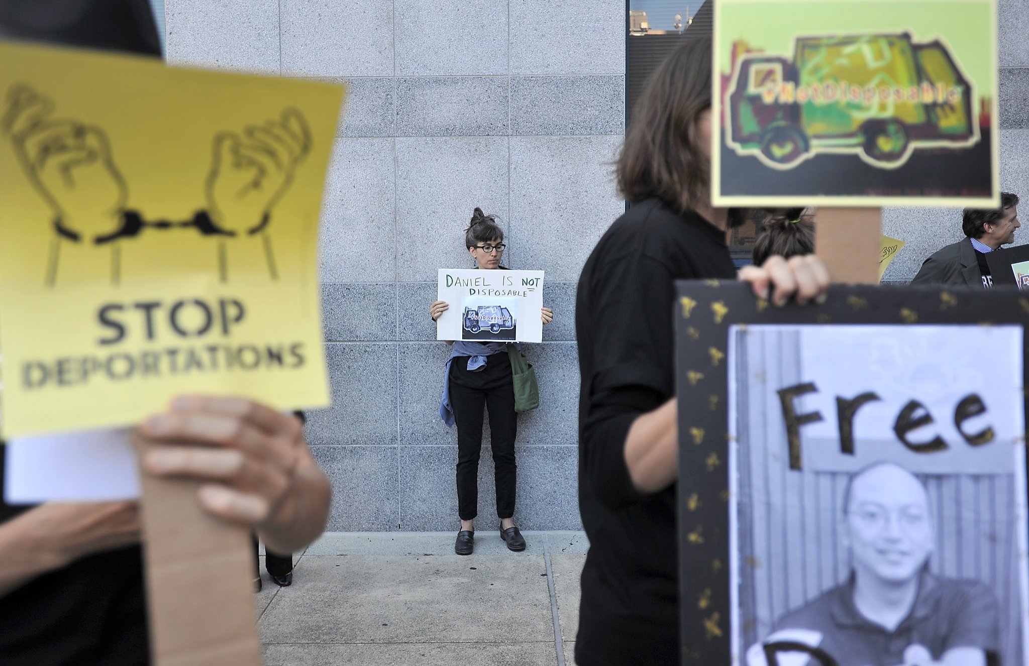 Protesters seek release of two Bay Area men facing deportation