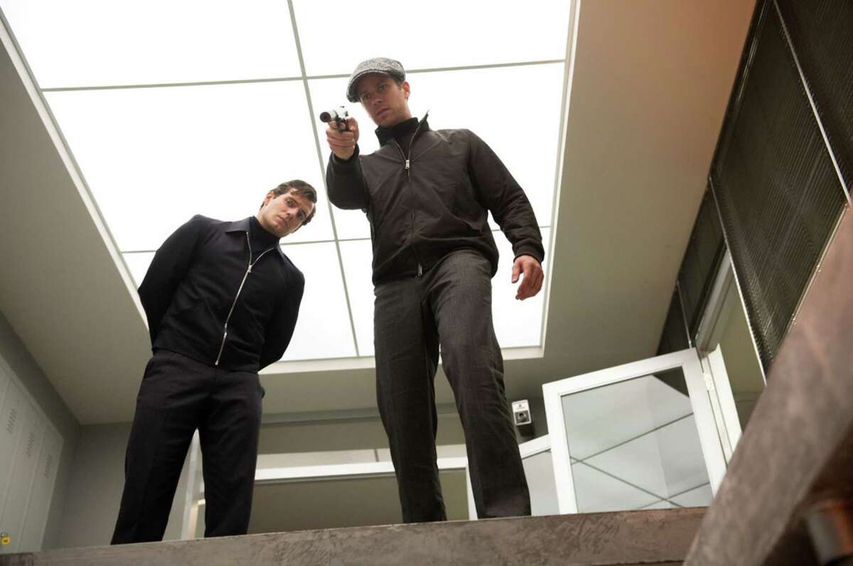 Henry Cavill (Napoleon Solo) and Armie Hammer (Ilya Kuryakin) team up for “The Man From U.N.C.L.E.”