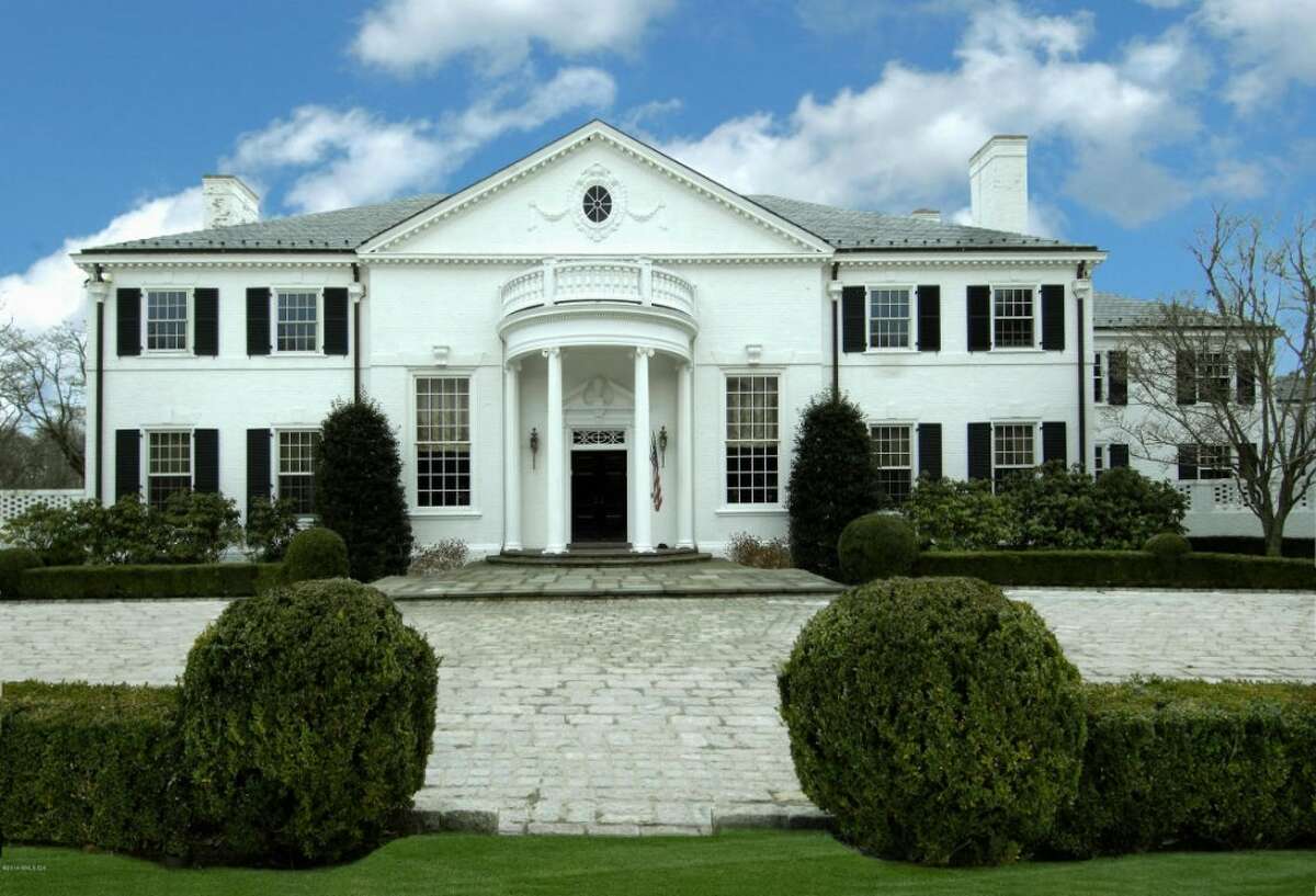 The former weekend home of real estate mogul Donald Trump is on the market for $54 million. Located in Greenwich, Connecticut, the six-acre estate holds a ginormous 19,773-square-foot home with eight bedrooms and 11.5 bathrooms, according to Zillow.