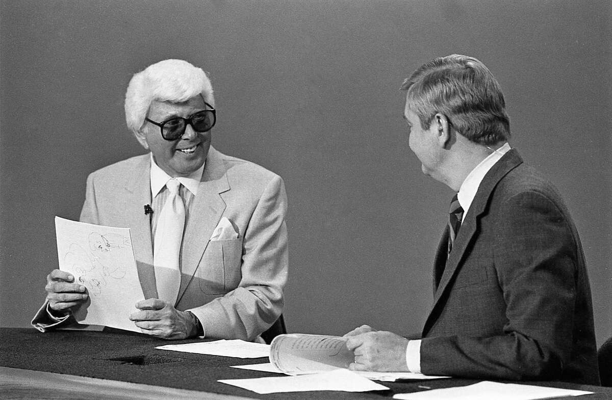 Marvin Zindler and Dave Ward, Aug. 2, 1985.