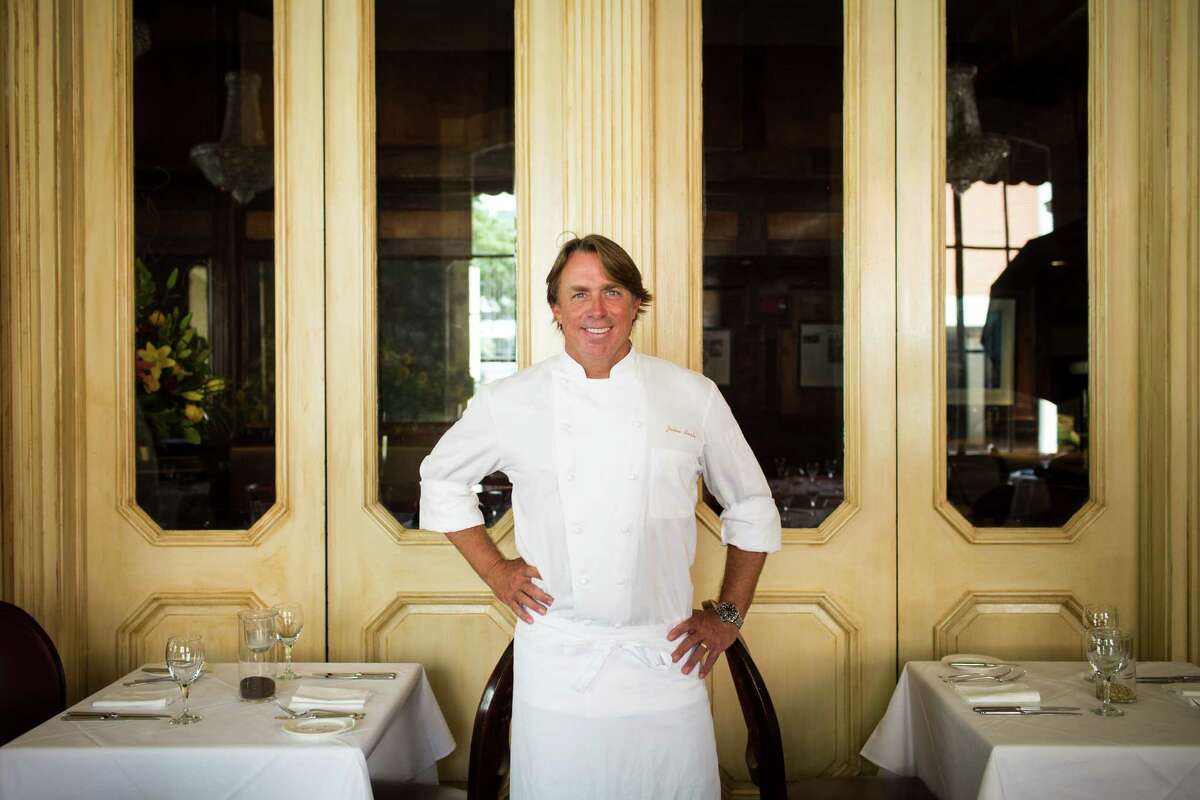 Chef John Besh poses for a portrait at Restaurant August in New Orleans.