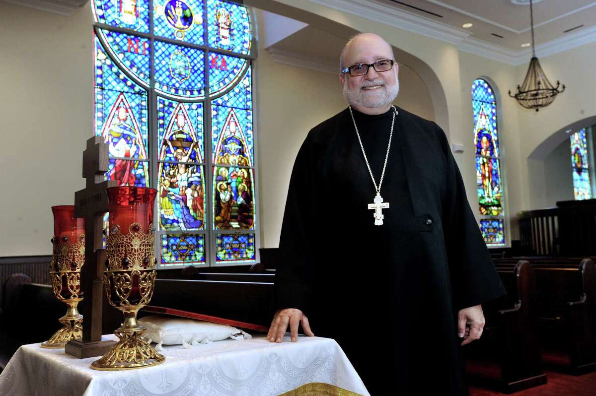 Father Ronald Hatton, pastor of St. Nicholas Byzantine Catholic Church in Danbury, has been overseeing the rebuilding of the church since his arrival last June. Saint Nicholas Byzantine Catholic Church in Danbury, destroyed by fire in June 2013, has been rebuilt and will be consecrated this Sunday.