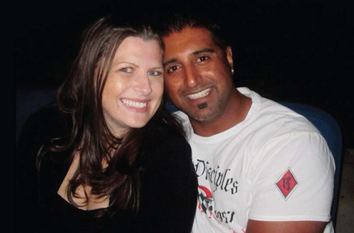 Misty Holt-Singh is pictured with her husband Paul Singh sometime before the 41-year-old woman was killed by police gunfire after being taken hostage during a July 2014 Stockton bank robbery.