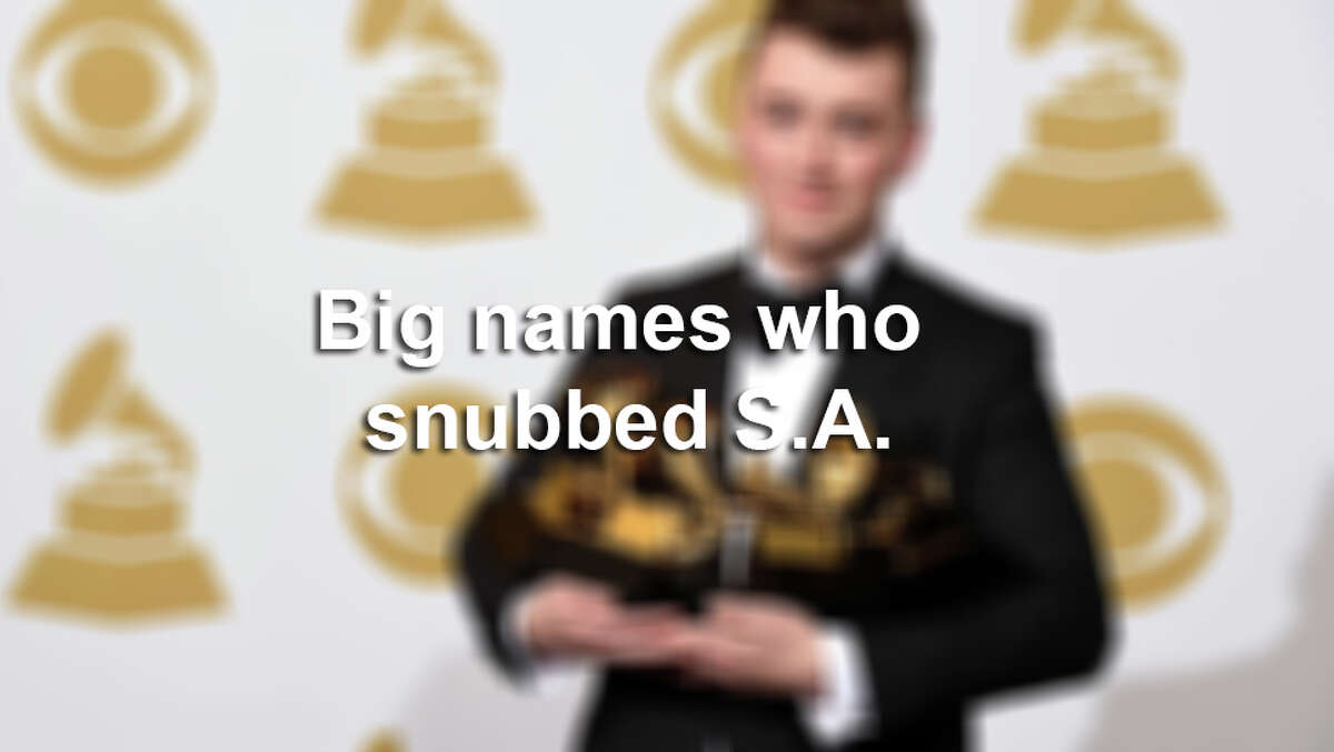16 acts, no make that 15 acts who snubbed S.A. in 2015.