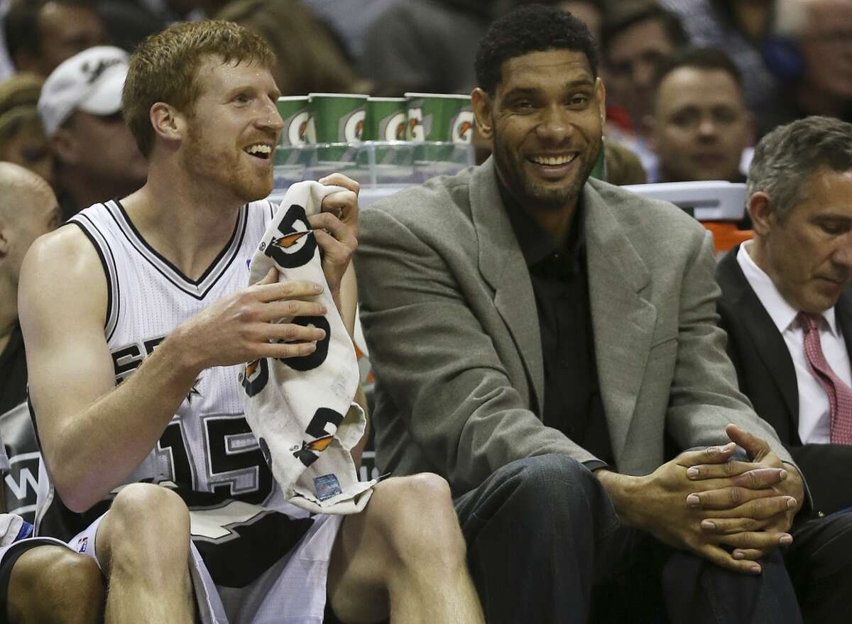 17. Matt Bonner, 2006-15: Bonner gets here primarily through longevity, with only Parker and Ginobili having played more games at Duncan’s side. He’s also an excellent 3-point shooter, ranking 15th in NBA history at 41.4 percent.