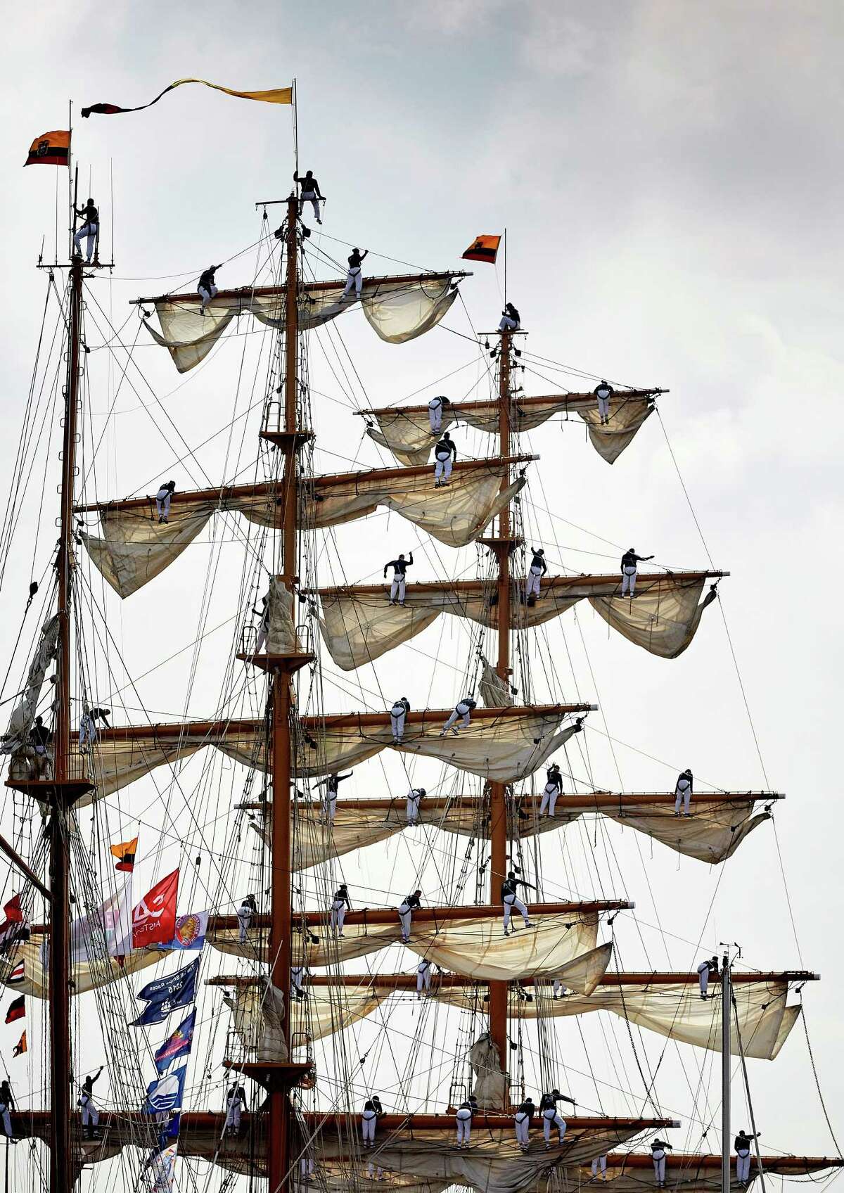 Half Moon joins tall ships at Amsterdam festival