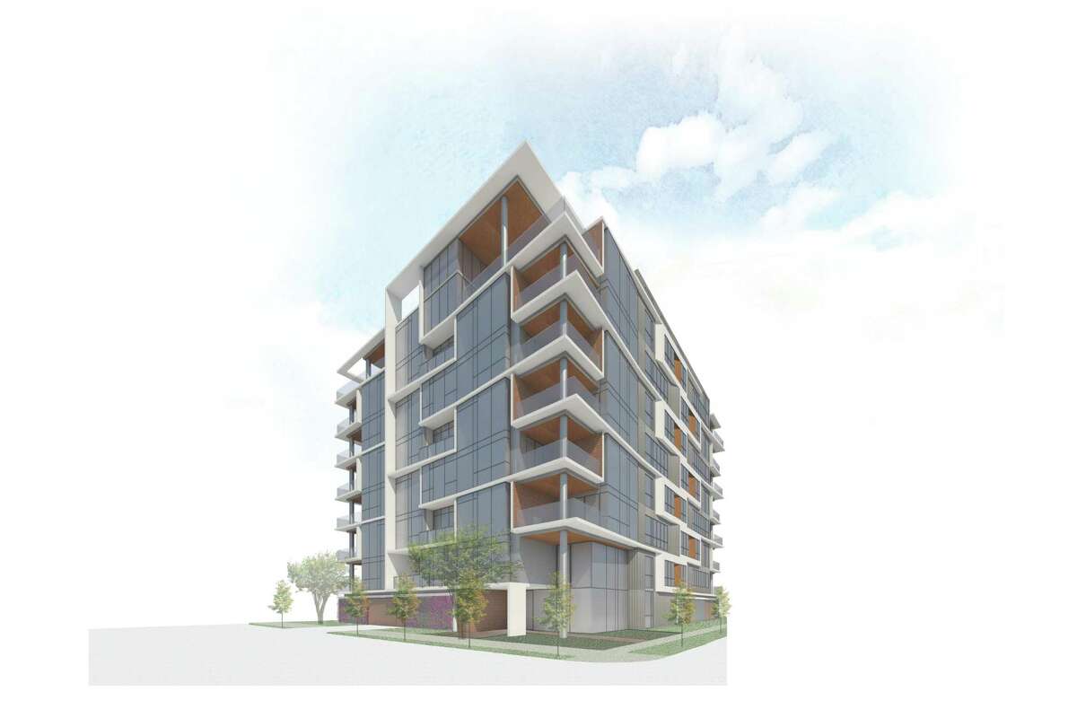 Rendering of the Mondrian, an 8-story condo complex planned for the Museum District. Released Aug. 20, 2015.