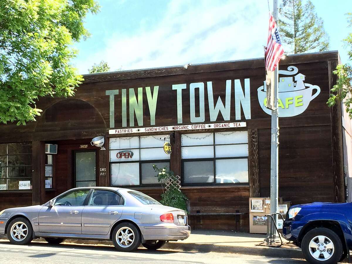 Check out the local color at Tiny Town, a coffee shop and community gathering spot in Forestville.
