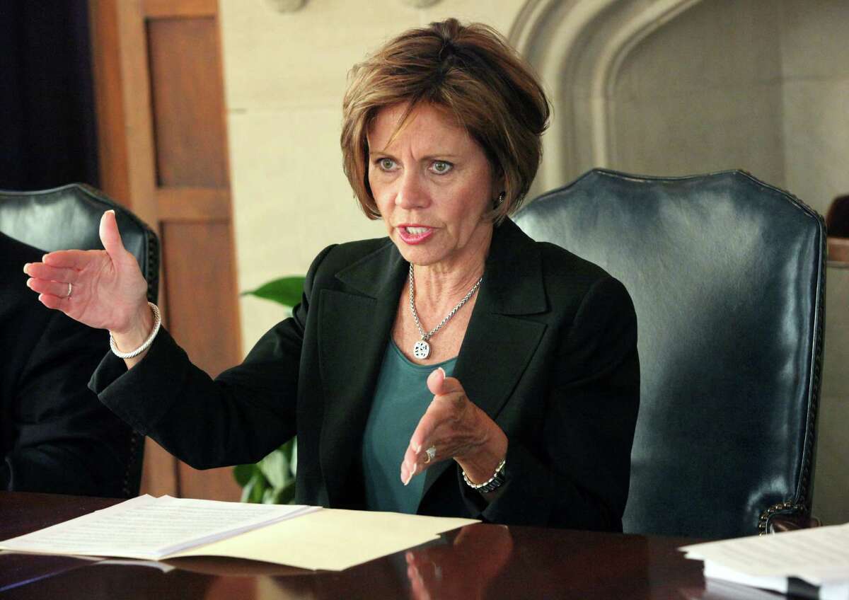 City Manager Sheryl Sculley discusses boarding home issues with EN editorial board on Tuesday September 25, 2012