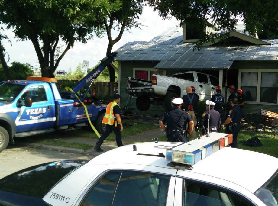 Cars crashing into homes in San Antonio San Antonio