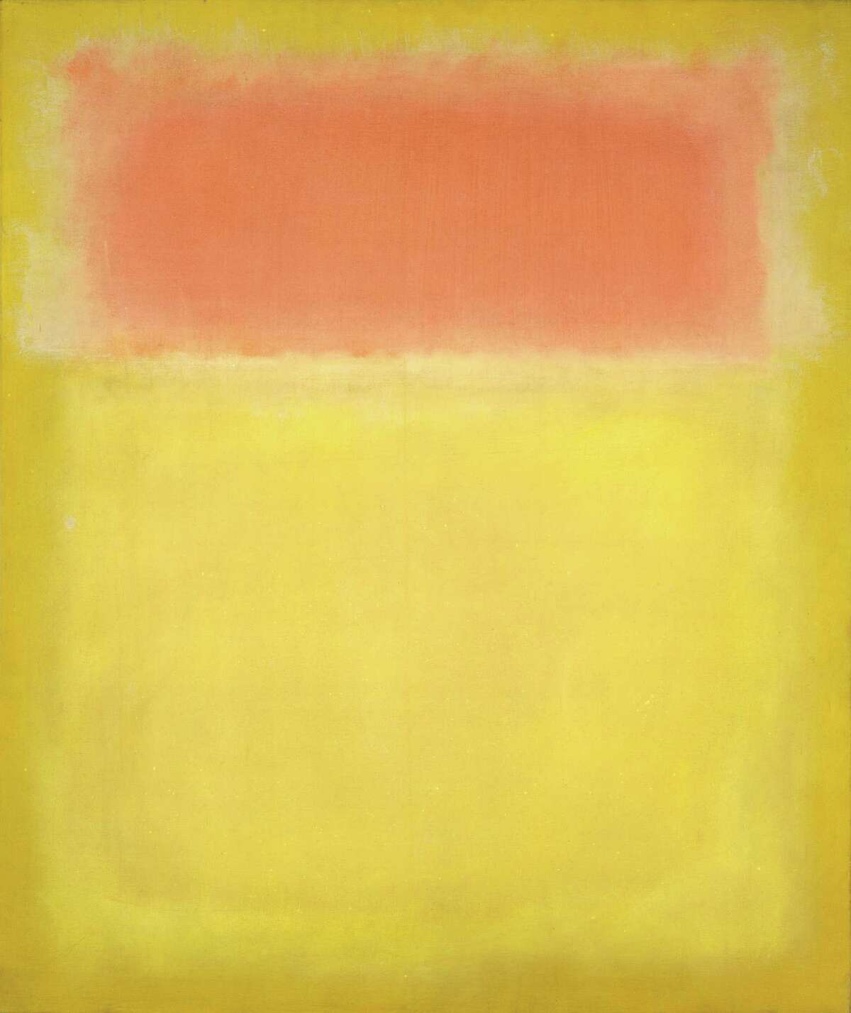 Among works on view through Jan. 24 in the exhibition "Mark Rothko: A Retrospective" at the Museum of Fine Arts, Houston is this untitled canvas from 1951.