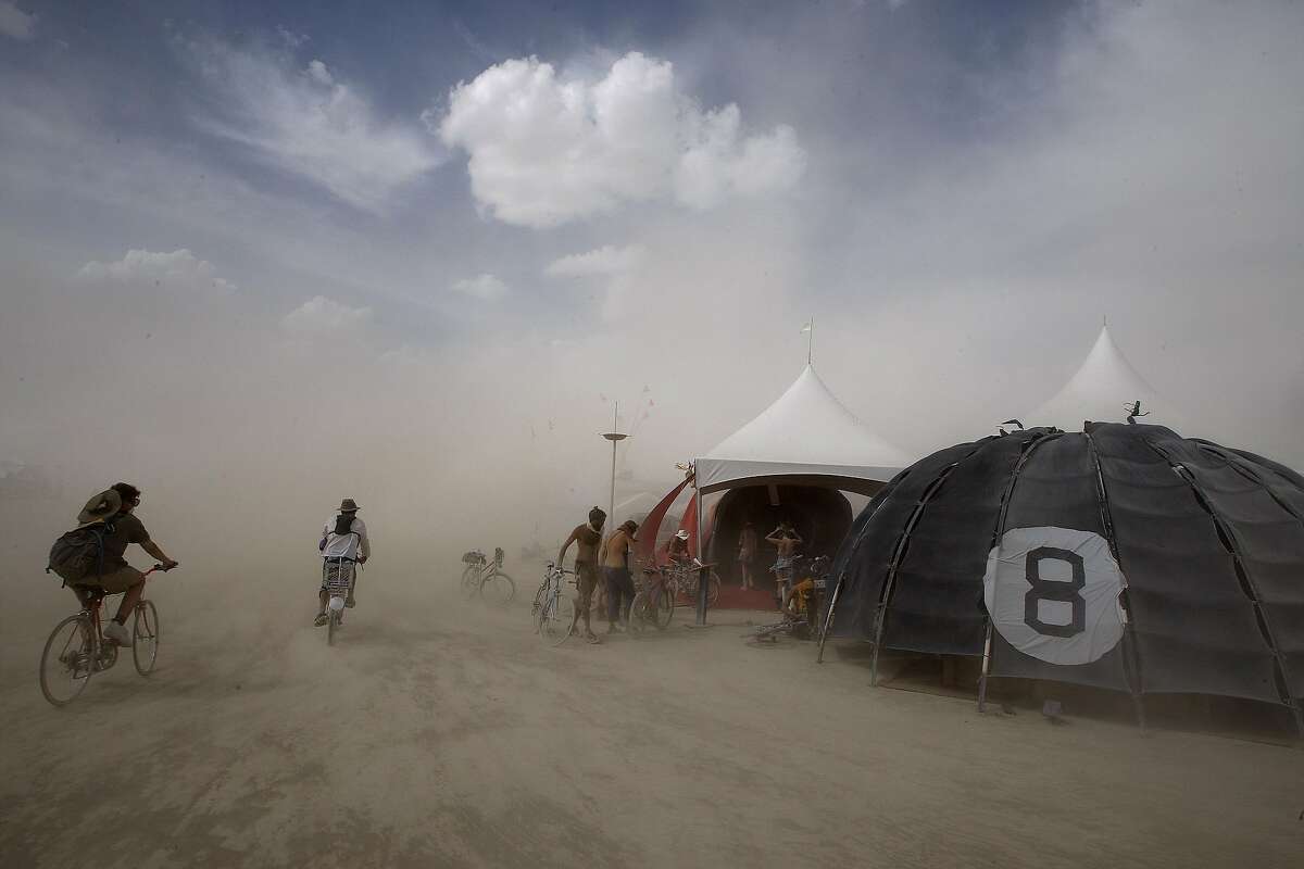 Burning Man forecast Dust storms, 100degree temps and lightning all