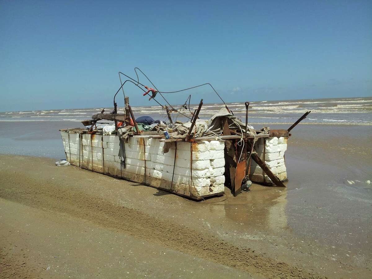 'Freedom Found' art exhibit reconstructs refugee raft