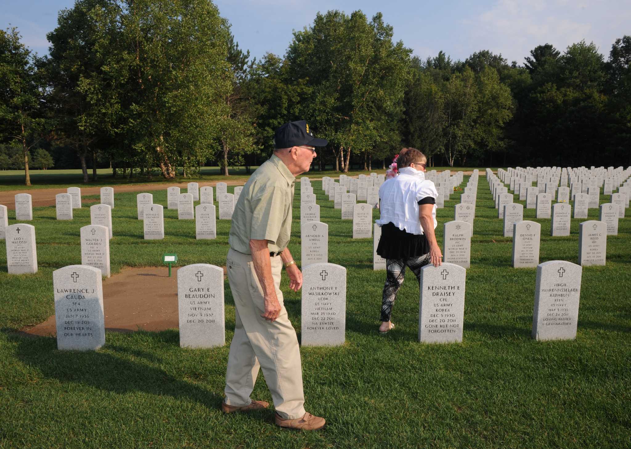 National veterans cemetery in Saratoga a busy shrine